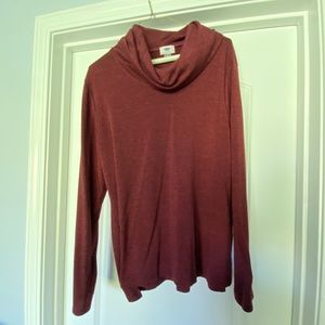 Merona Crimson turtleneck